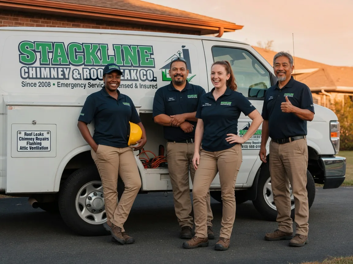 Chimney flashing repair company in Springfield, WI